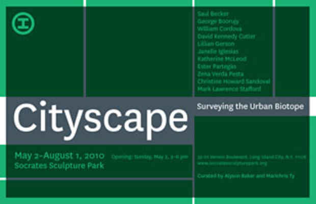 poster for "Cityscape: Surveying the Urban Biotype" Exhibition
