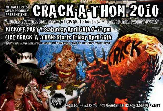 poster for "Crack-A-Thon 2010" Performance Series