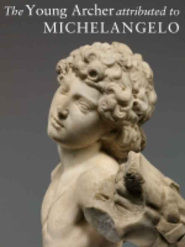 poster for "The Young Archer Attributed to Michelangelo" Exhibition