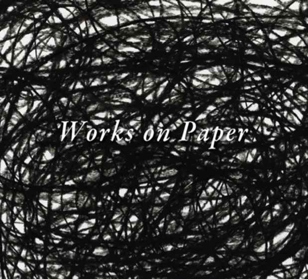 poster for "Works on Paper" Exhibition
