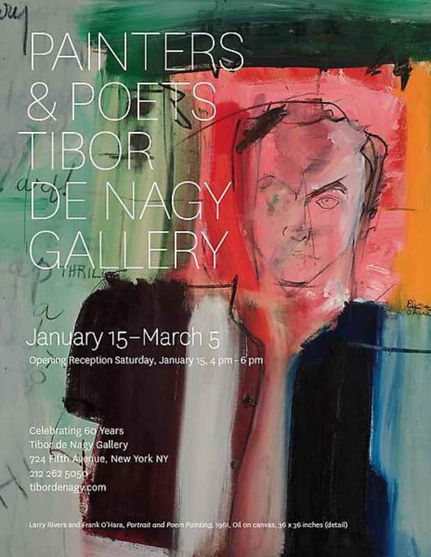 poster for “Tibor de Nagy Gallery Painters and Poets” Exhibition