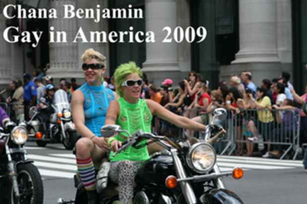 poster for Chana Benjamin "Gay in America 2009"