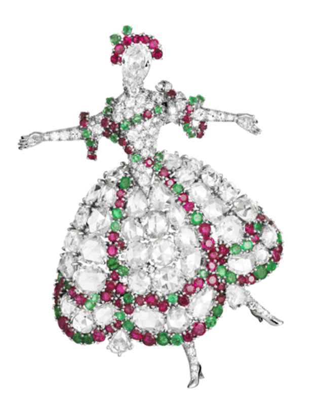 poster for “Set in Style: The Jewelry of Van Cleef & Arpels” Exhibition