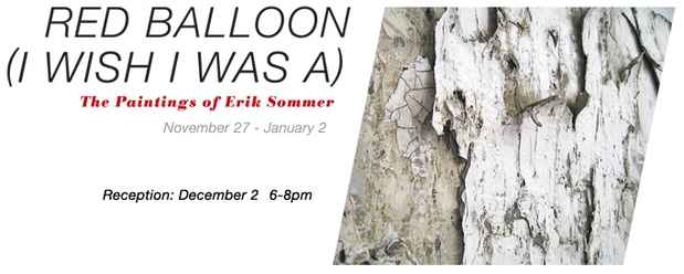 poster for Erik Sommer "Red Balloon (I Wish I was A)"