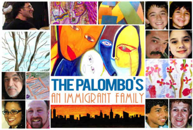poster for "The Palombo's: An Immigrant Story" Exhibition
