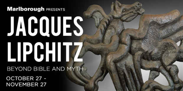 poster for Jacques Lipchitz "Beyond Bible and Myth"