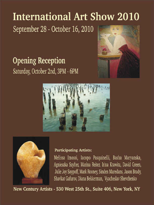 poster for "International Art Show 2010" Exhibition
