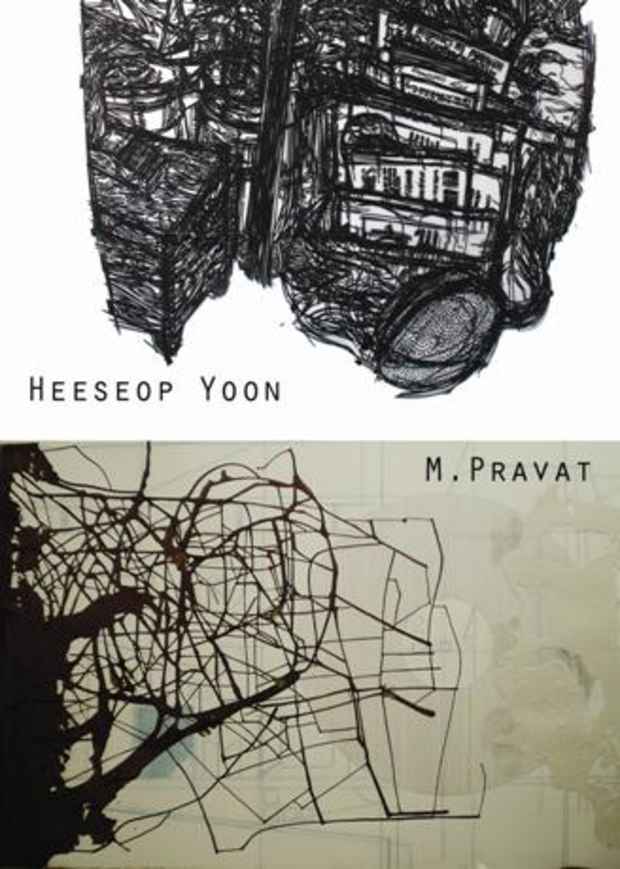 poster for M. Pravat and Heeseop Yoon "Linear Obscurity"