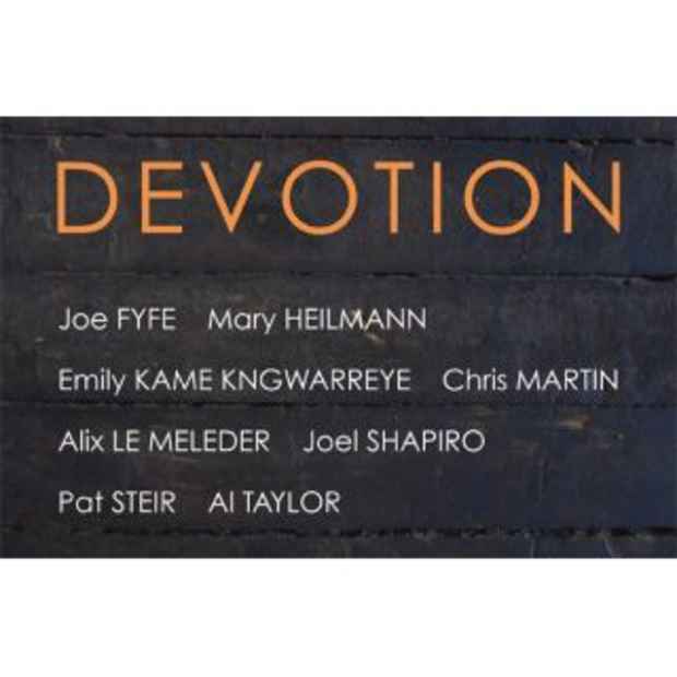 poster for "Devotion" Exhibition