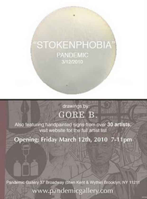 poster for "Stokenphobia" Exhibition