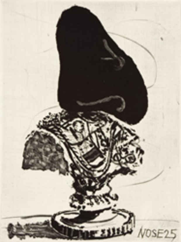 poster for William Kentridge "Nose"