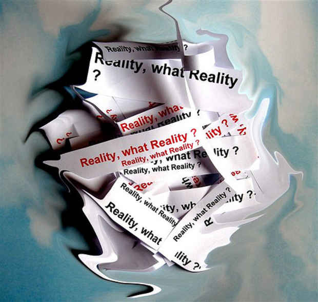 poster for "Reality, what Reality?" Exhibition