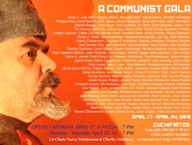 poster for "A Communist Gala" Benefit