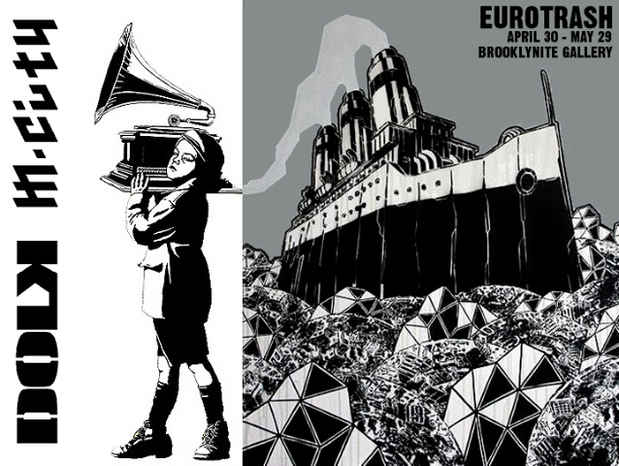 poster for DOLK & M-CITY "EUROTRASH"