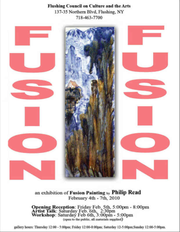 poster for Philip Read "Fusion Painting"