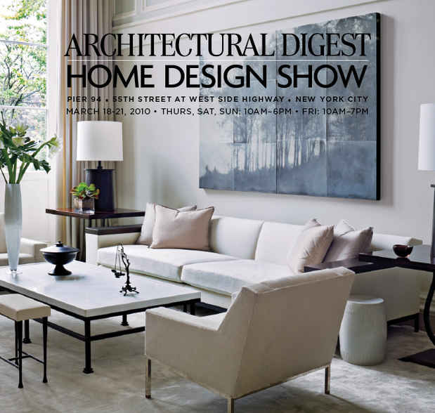 poster for "Architectural Digest Home Design Show" Fair