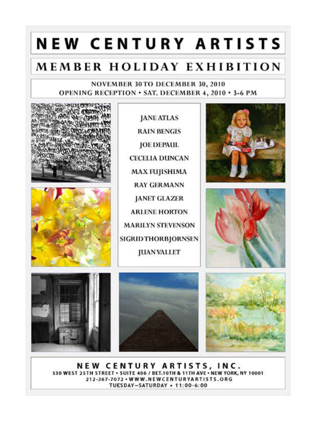 poster for "Member Holiday" Exhibition