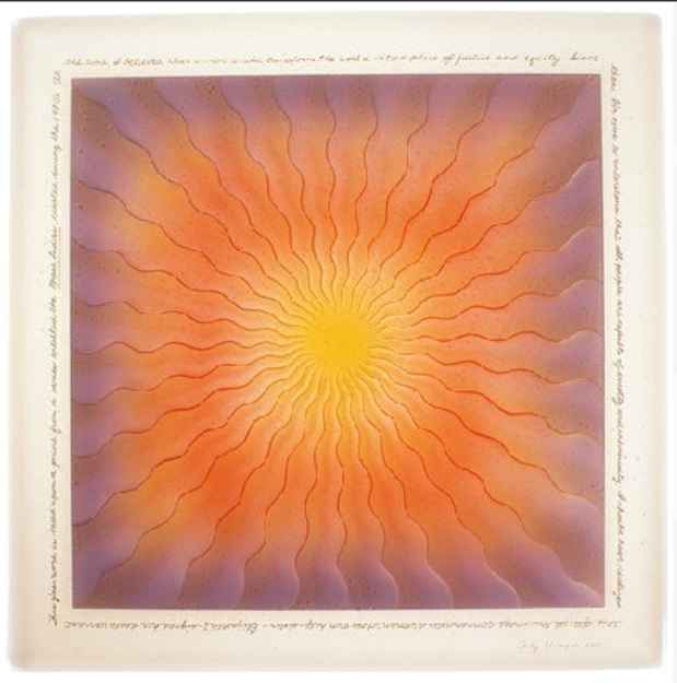 poster for Judy Chicago "Surveying Judy Chicago: 1970-2010"
