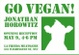 poster for Jonathan Horowitz “Go Vegan!”