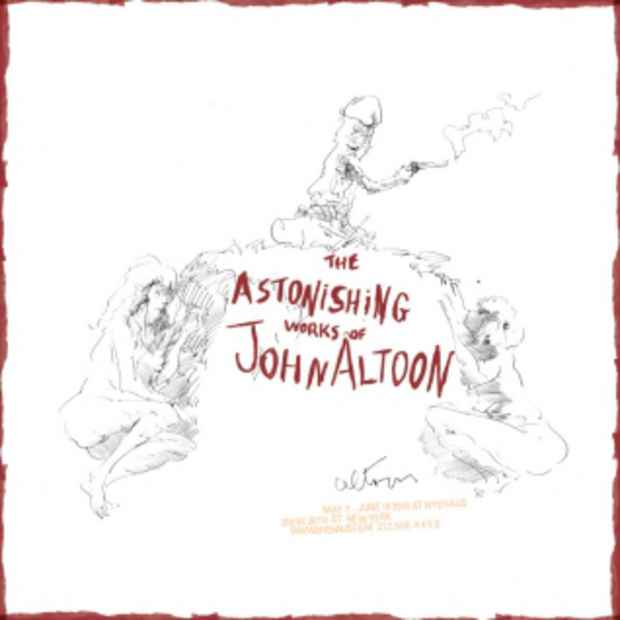 poster for John Altoon "The Astonishing Works of John Altoon"