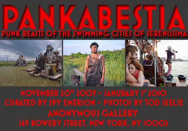 poster for "Pankabestia: Punk Beasts of the Swimming Cities" Exhibition