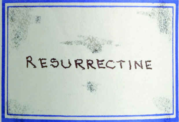 poster for "Resurrectine" Exhibition
