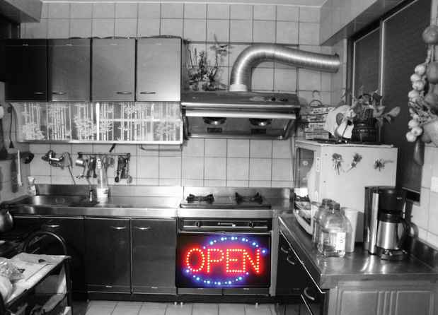 poster for "Open Kitchen" Exhibition