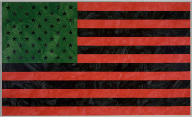 poster for Louis Cameron "The African-American Flag Project"