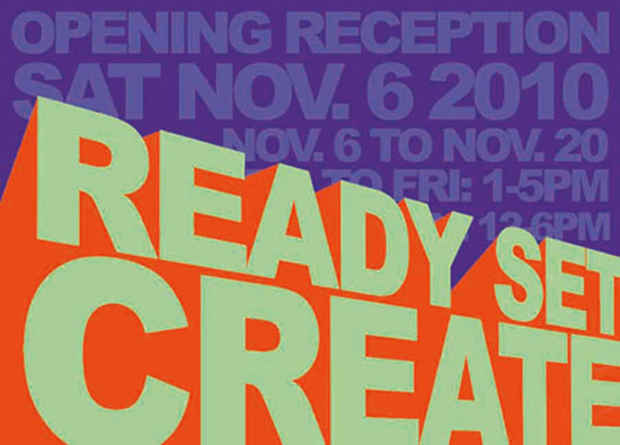 poster for "Ready Set Create" Exhibition