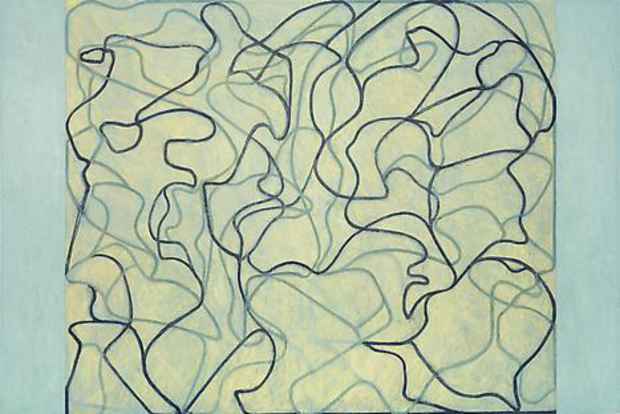poster for Brice Marden "Letters"