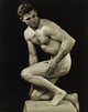 poster for "Posed: Physique Photography from the 1940s, '50s and '60s" Exhibition