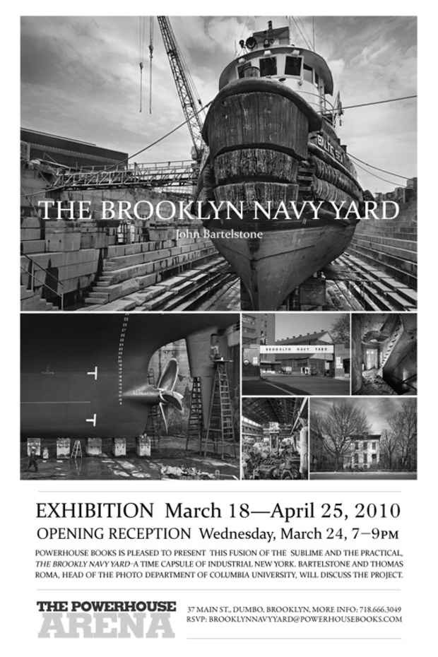 poster for John Bartelstone "The Brooklyn Navy Yard"