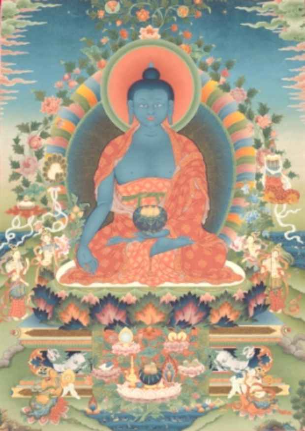 poster for Pema Namdol Thaye "Modern Buddhist Visions"