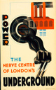poster for "Underground Gallery: London Transport Posters 1920s–1940s" Exhibition