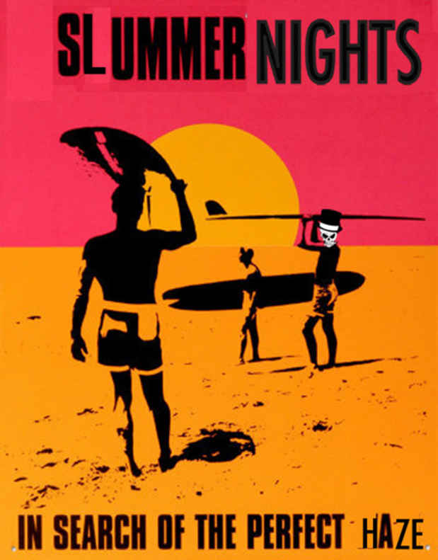 poster for "Slummer Nights" Exhibition
