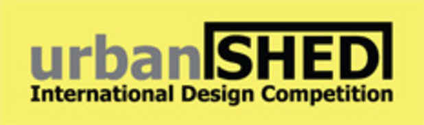poster for "urbanSHED International Design Competition" Exhibition