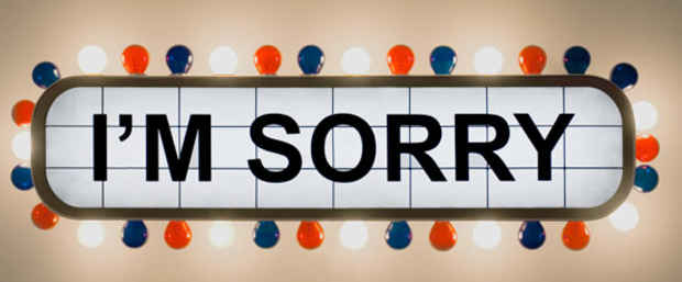 poster for Adel Abidin "I'm Sorry"