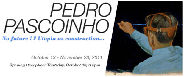 poster for Pedro Pascoinho "No Future !? Utopia as Construction...”
