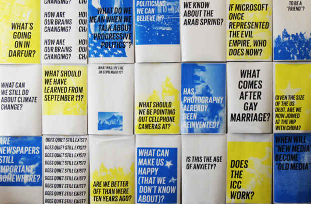 poster for "What Matters Now?" Exhibition