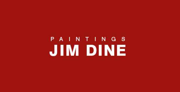 poster for Jim Dine "Paintings"