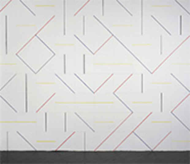 poster for Sol LeWitt "Arcs and Lines"