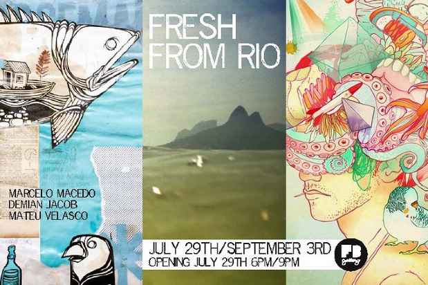 poster for Marcelo Macedo and Mateu Velasco "Fresh from Rio"