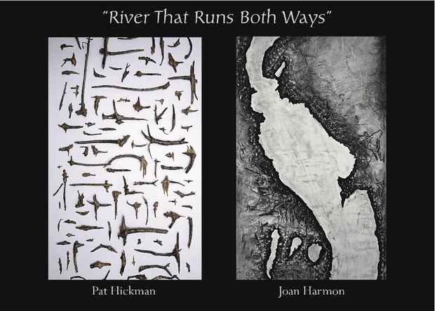 poster for "RIVER THAT RUNS BOTH WAYS" Exhibition