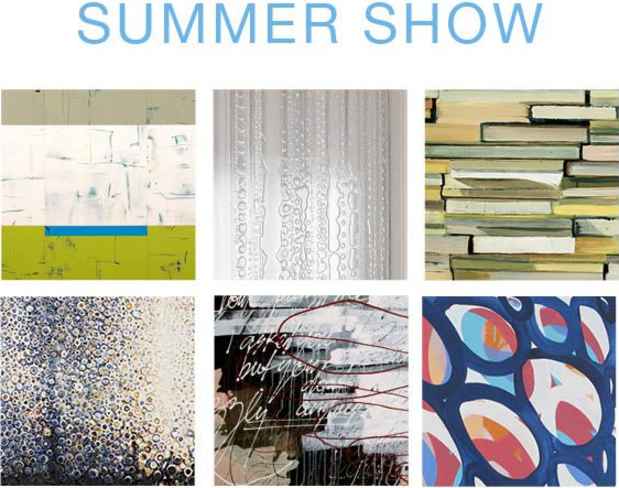 poster for "Summer Show" Exhibition