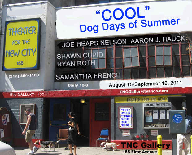 poster for "COOL! Dog Days of Summer" Exhibition
