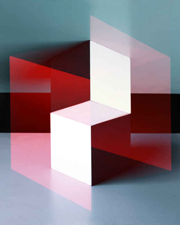 poster for Jessica Eaton "Cubes for Albers and LeWitt"
