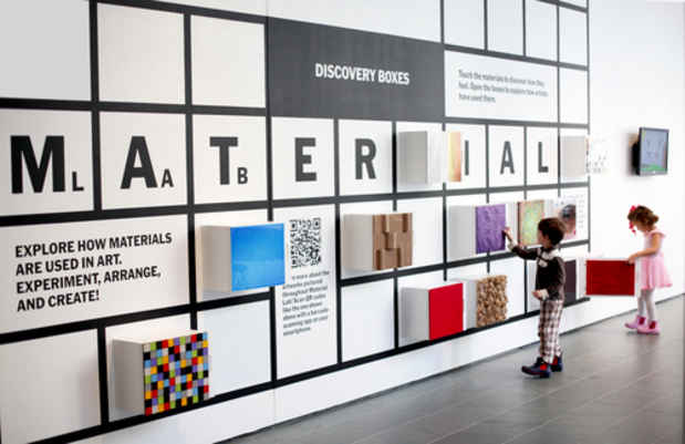 poster for "Material Lab" Exhibition