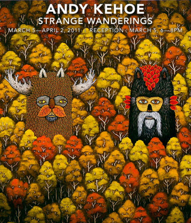 poster for Andy Kehoe "Strange Wanderings"