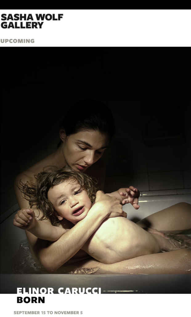 poster for Elinor Carucci "Born"