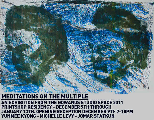 poster for "Meditations on the Multiple" Exhibition